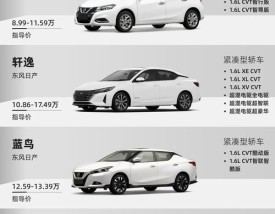 日产尼桑汽车全部车型,尼桑全部车型图片