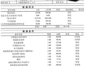 北京奥迪的保养费用(北京奥迪保养价格)